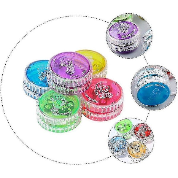 5-pack Yoyo Leksak, Blinkande Ljus Yoyo Leksak Led Yo-yo Boll För Barn