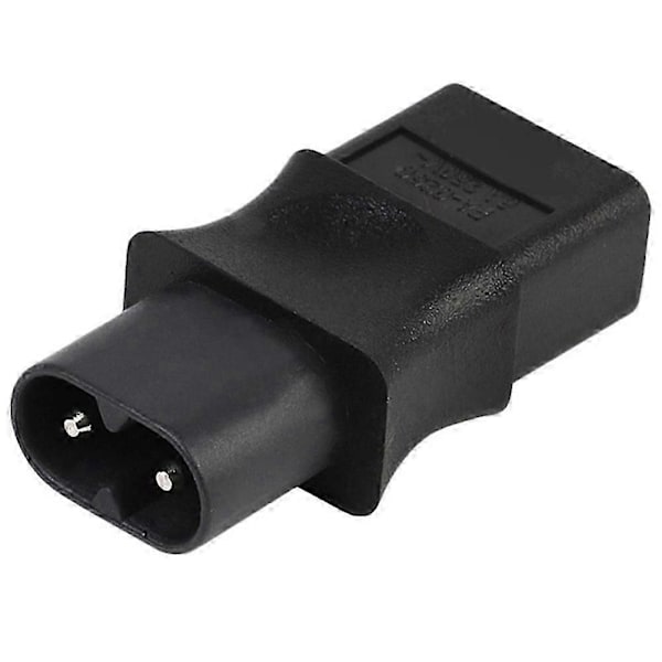 Egnet til 2 STK 2-Pin Iec 320 C8 Han til Iec 320 C9 Hun Ac Adapter 6A/250V Industriel Strømkonverter-FO  SHAN  RAN  WANG