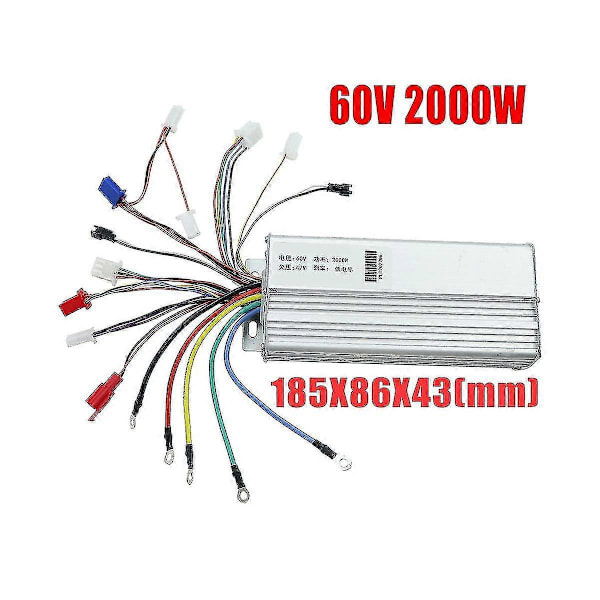 60 V 2000 W siniaalto-ohjain Citycoco-sähkömoottoripyörään, leveärenkainen sähkömoottoripyörän lisävaruste