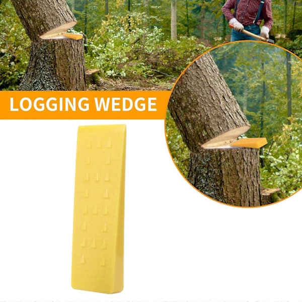 Tre-fellingkile for tre-felling, kapping og kløyving - Robust kile for vedkløyving, skogbruk og tømmerutstyr - Bærbar