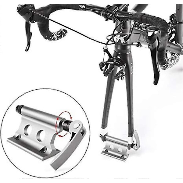 Cykelgaffel Fäste Cykel Lastbilsflak Tak Cykelställ Cykelgaffel Fäste Lastbilsfäste Landsvägscykel Tak Cykelställ (gul mörk titan) (2 st)