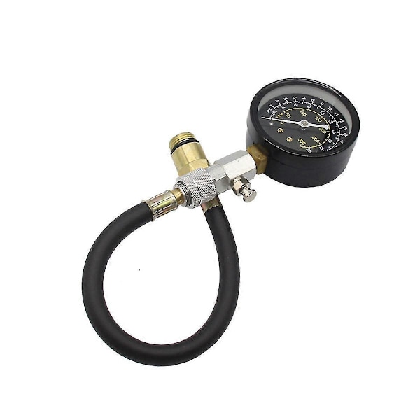 Motorkompressionstestare Mätare Kontroll Testverktygssats Passar 14mm 18mm Bil Diagnostiska Serviceverktyg