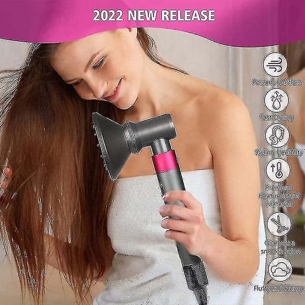 Diffusor och adapter för Dyson Airwrap Styler, en hårtork på några sekunder