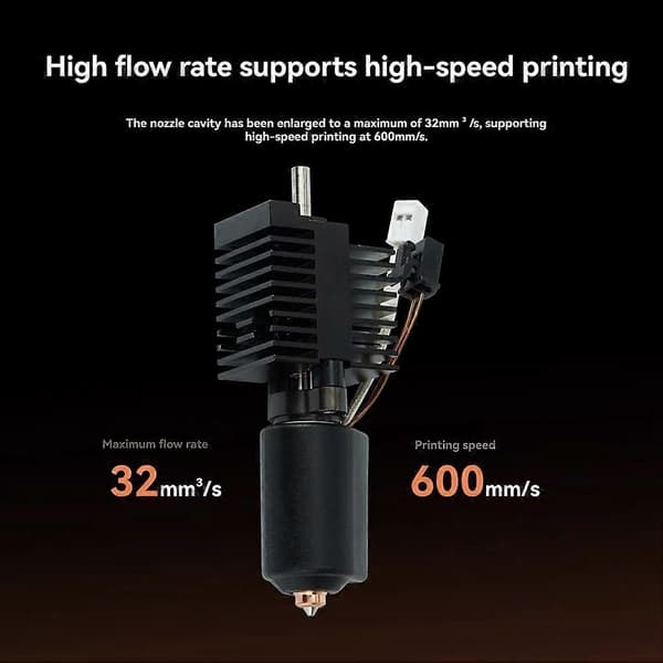 2 sæt varmeblok Hotend til Creality K2 Plus 3D-printer Hotend Dyse 0,4 mm Ekstruder Hotend til 3D-printer K2 Plus