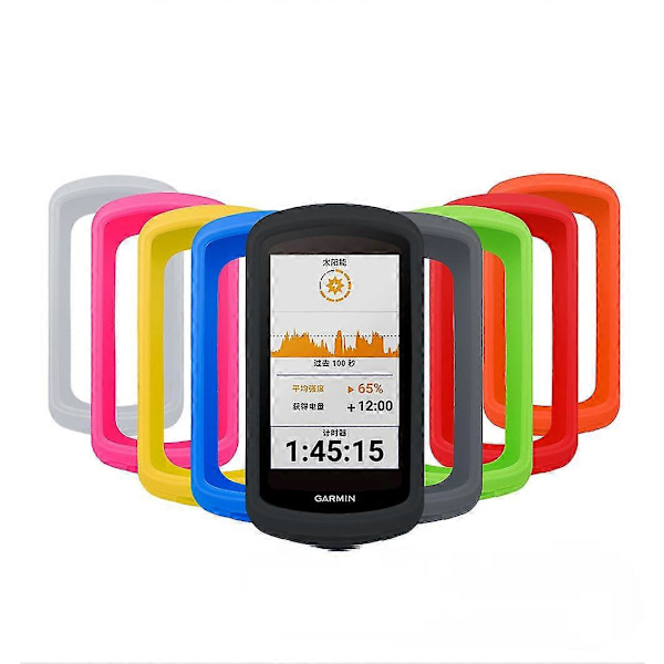 Oranssi Garmin Edge 1040 -sekuntikellon suojus Edge 1040 -pyörän silikonisuojus