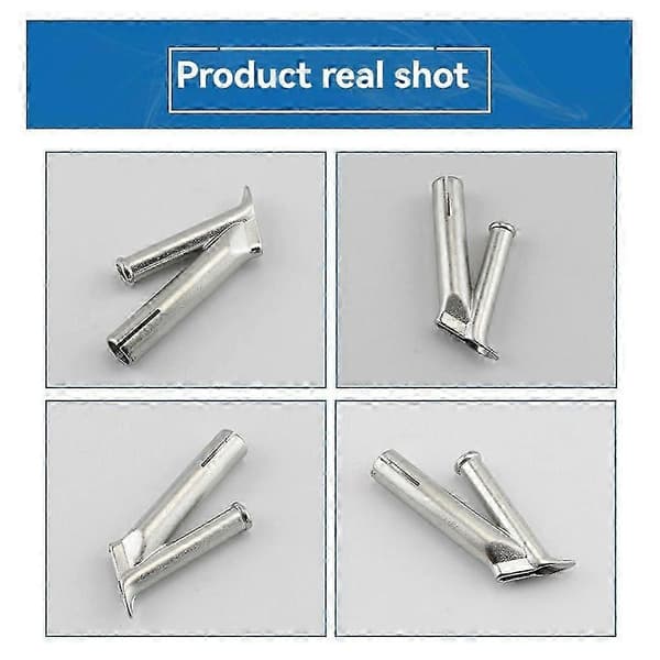 4st/Set 8mm Rund & Triangulär Snabb Svetsmunstycke Fästmunstycke lämpligt för Varmluftsvetsbrännare Svetsning