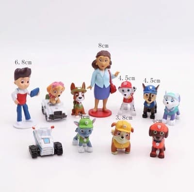 11 Paw Patrol plyschleksaker