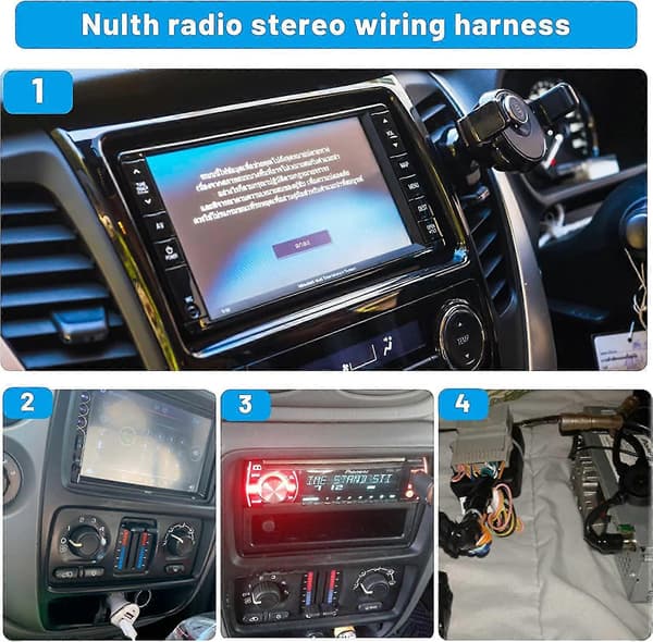 Radio Stereo Ledningsnett Antenne Adapter Koblingssett Passer 2000-2012