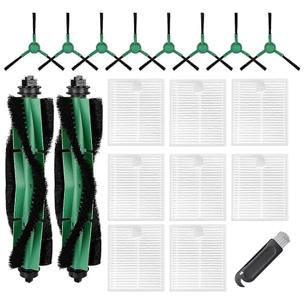 Til IRobot Roomba Combo Essential Robot Y0110, Y0112, Y0140, Q0120 Hoved Sidebørste Hepa Filter Tilbehør