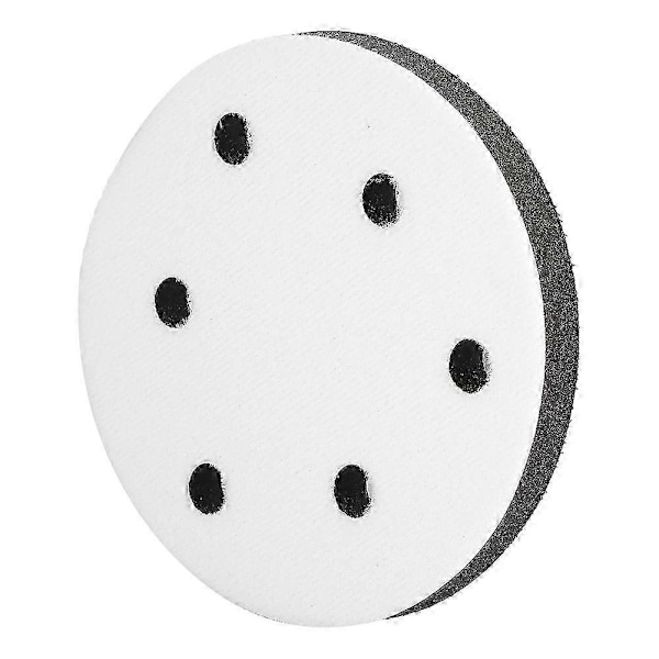 125 mm Diameter Blød Buffer Svampe Interface Pude til Slibepuder (6 huller)