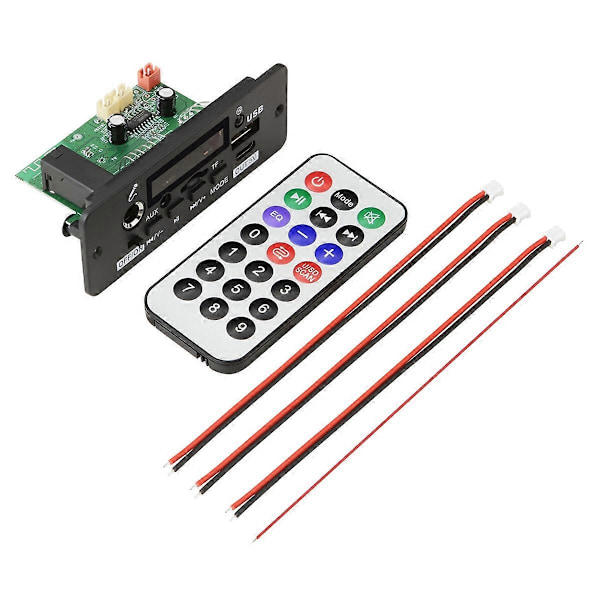 2x25W Lydforstærker Afspiller 12V MP3 Dekoder Board Opkaldsoptagelse