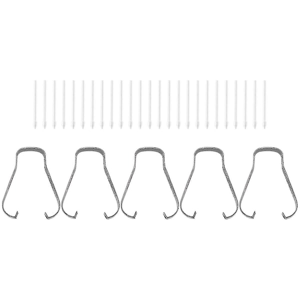 Stylus Nib S6 Nib S7 Etterfylling N10 Utskiftbar S22 Nib N20 Etterfylling 1 Sett 25 Hvite Pennespisser + 5 Klips