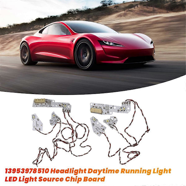 13953978510 Bil Frontlykt Kjørelys LED-kort for Tesla Model S Blinklyslyskilde