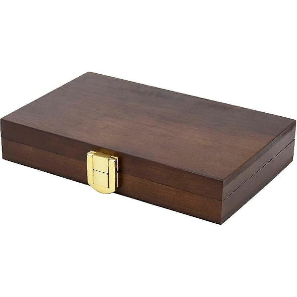 Træ Akvarel Maling Palette 36 Celler Tom Træ Maling Palette Boks Bærbar Træ Maling Palet