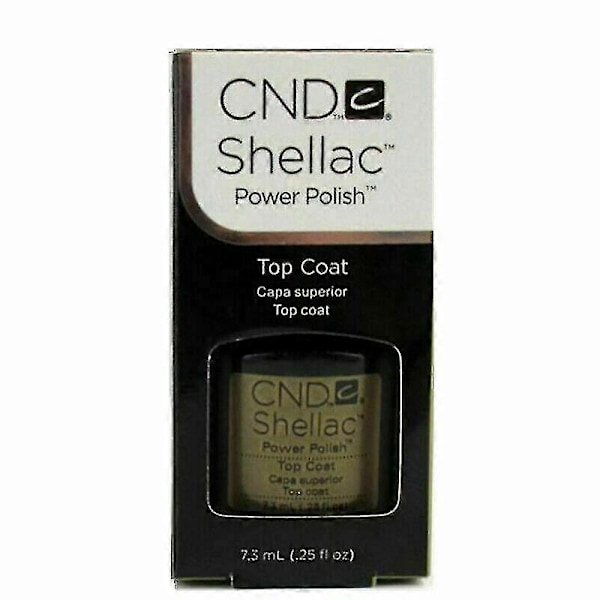 CND Shellac Base & Top Coat Gel Neglelakk Soak-off UV - Gratis Sporbar Post