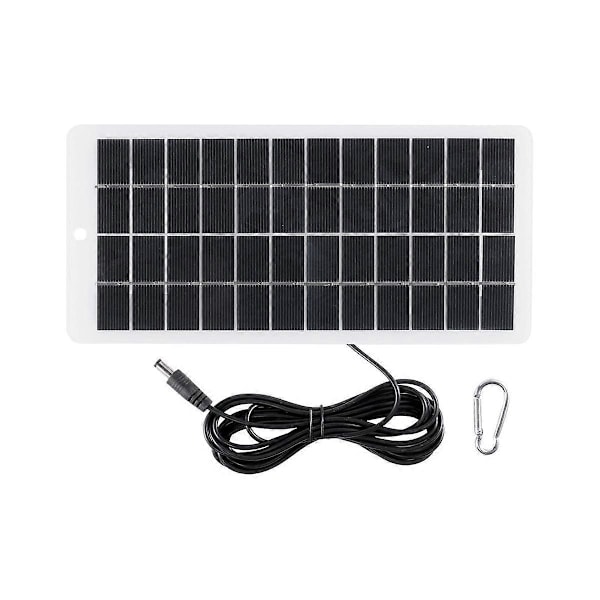 5W 12V Aurinkopaneeli Monikiteiset paneelit Ulkokäyttöön Aurinkoakun laturi Kannettava aurinkopaneeli DC Po:lla