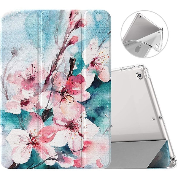 Wekity iPad 10.2 Cover til iPad 7. Gen 2019 Blød Mat Bagside Slankt Etui med Stativ, Auto Væk/Sov