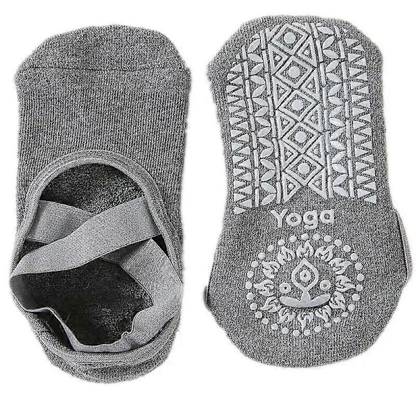 Bandage Yoga Pilates Strumpor för Kvinnor Ballet Dans Bomullsstrumpor Halksäkra Kvinna Sportstrumpa Gym Träning Toffel Löpning Greppstrumpa