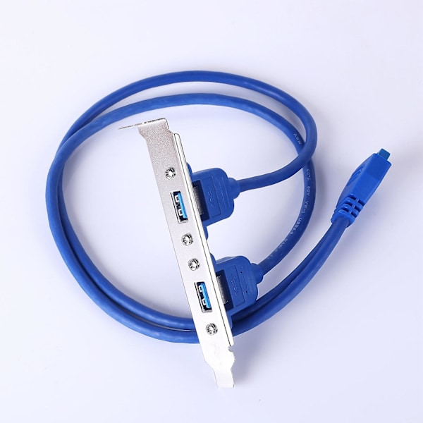 20-Pin till USB 3.0 Dubbelport Kabel Header, Förläng Din USB 3.0 Port på Moderkortet till Datorchassits Frontpanel