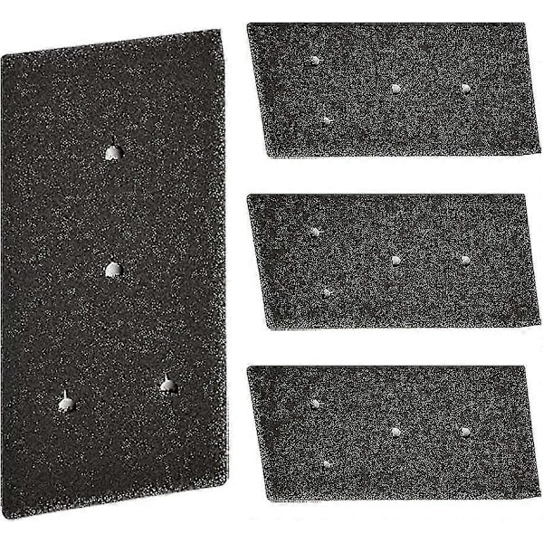 4 Stykker Svampfilter For Whirlpool, Tørketrommelfiltermatte 481010716911 23*11.5cm