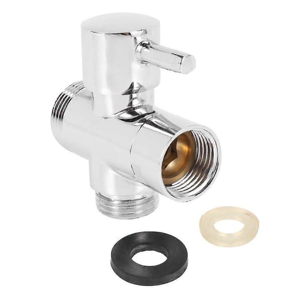 Solid Diverter 3-vejs Omskifterventil Alle 1/2 Tomme Ips Brusesystem Reservedel, Kobber Krombelægning