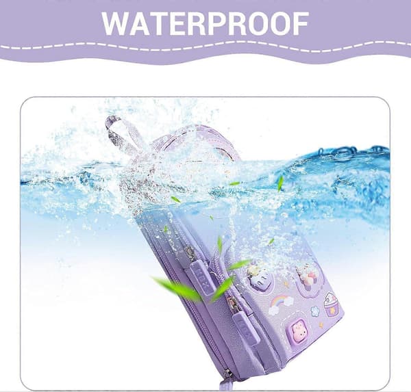 Penneetui til piger, stor kapacitet, penalhus