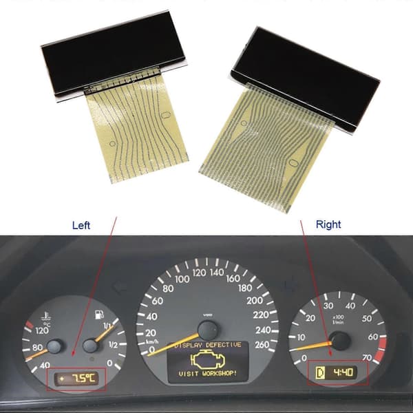 LCD-skärm för E-Klass W210 CLK-Klass W208