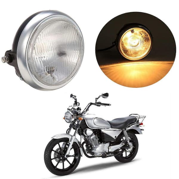 7 tommer Motorcykel Rund Forlygte Lys Lampe