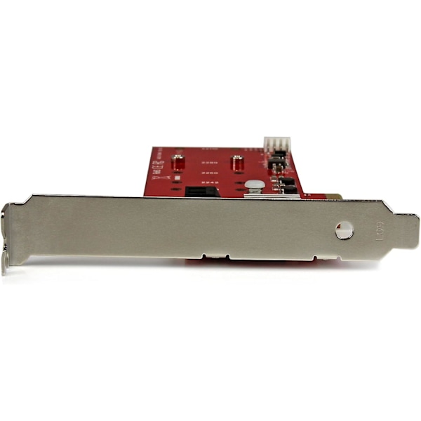 2x M.2 NGFF SSD RAID-kontrollerkort plus 2x SATA III-portar - PCIe - Tvåfacks PCI Express M.2 RAID-kort plus två SATA-portar (PEXM2SAT3422)
