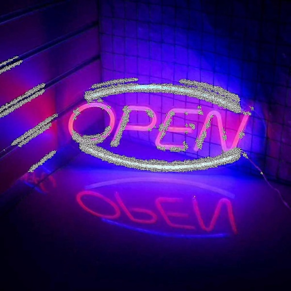Neon Öppen Skylt För Butik Med Två Ljuslägen [Fri Frakt], xiangchongyaying