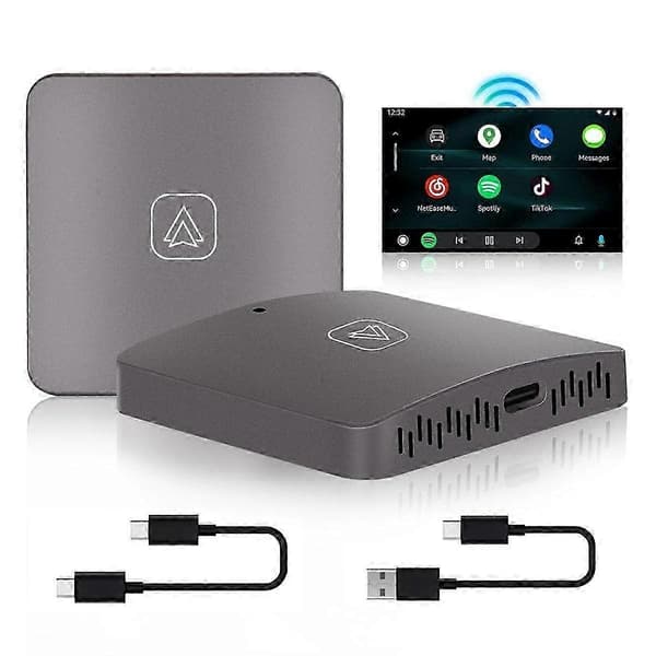Trådløs Android Auto-adapter for fabrikkmonterte kablede Android Auto-biler WiFi Plug & Play Trådløs Android