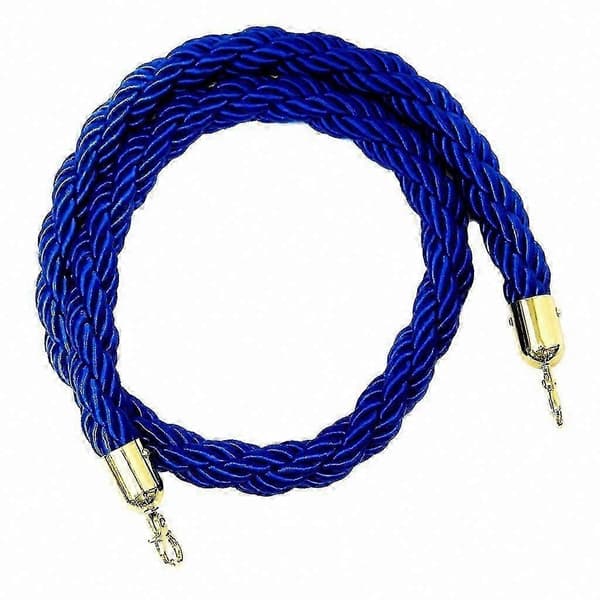 Kraftige tau-barrierer og køkontrollstativ Blue 1.5m