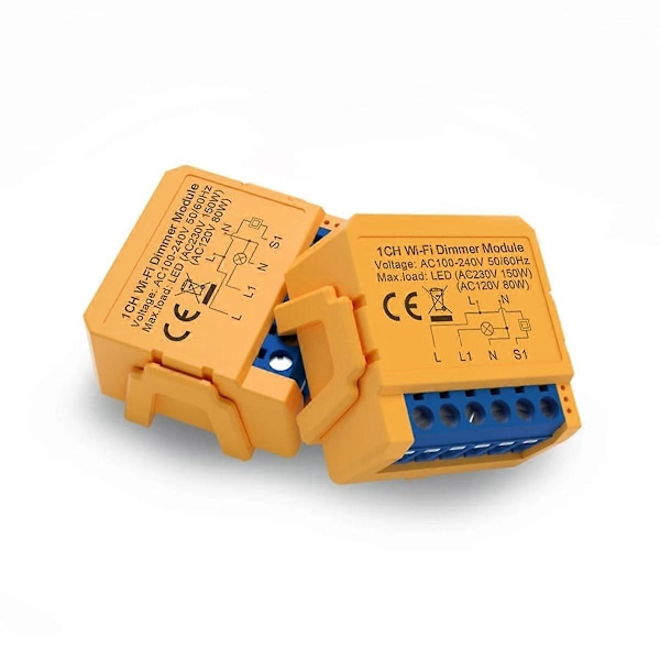 Tuya WiFi Smart Dimmer Switch Modul 1CH Kontroll LED-lampor