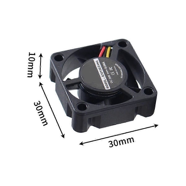 Lämplig för CREALITY K1/K1 Max 3010 Fläkt DC24V Kylning Hotend Fläkt 13000 Varvtal Fläktar 3D-skrivare Tillbehör-FO  SHAN  RAN  WANG