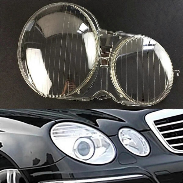 For W210 E200 E220 E230 95-03 Lykteglass Deksel Frontlykt