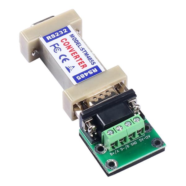 2X RS232 til RS485 Konverter RS232 til RS485 Seriel Konverter Adapter Kommunikationskonverter