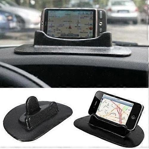 15,5x11 cm Silikone Dashboard Pad - Anti-skrid & Stødabsorberende - til Telefon & Tablet & GPS-holder A