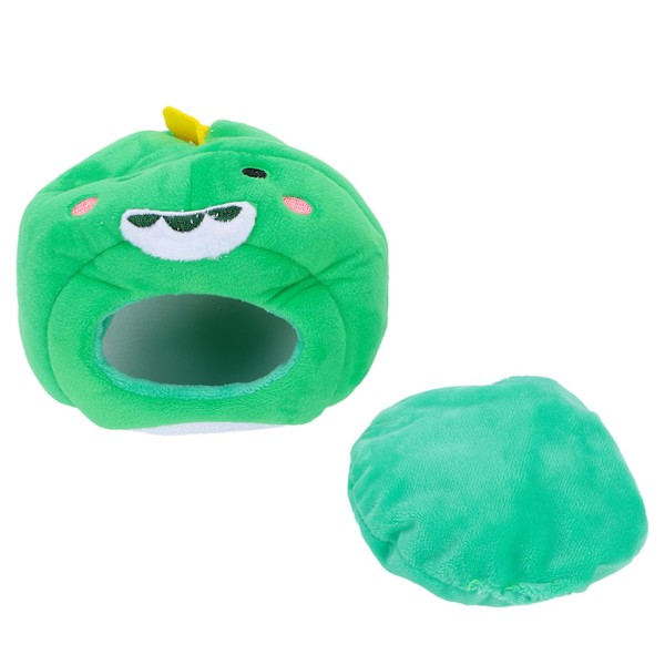 Hamster Seng Varm Blød Tegneserie Bur Seng Plys Lille Dyr Seng Hus Grøn Hamster Hule Seng