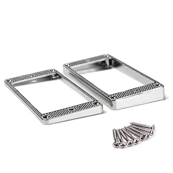 2 kpl Humbucker-mikrofonirengas Metallinen kaareva pohjakehys LP PRS -kitaran osille