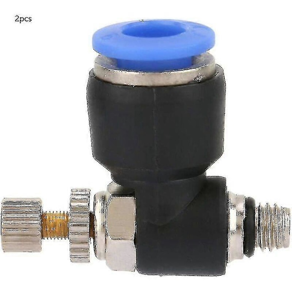 2 st Pneumatiska Snabbkopplingar Slangkoppling Pneumatisk Regulator Luftflöde