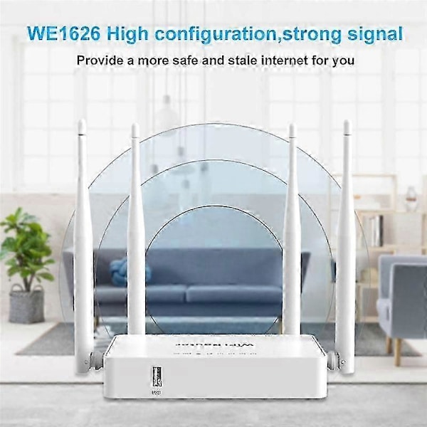 Professionell Trådlös Wifi Router för Hemmet lämplig för 3G 4G USB-Modem Omni Wi-Fi Signal 300Mbps Trådlös Bredband