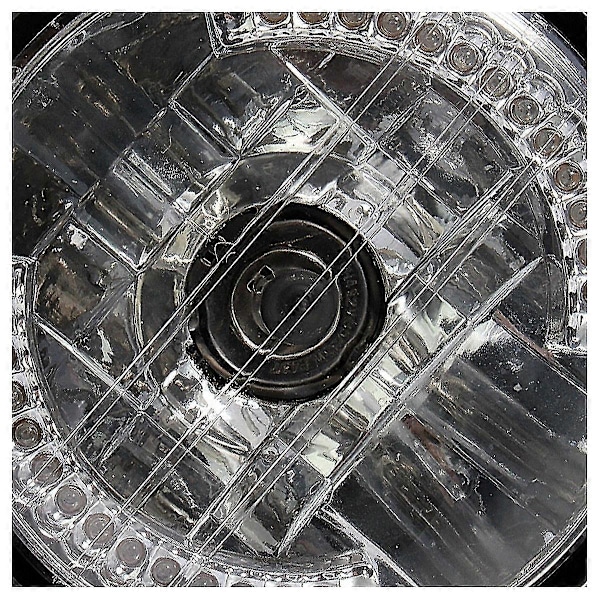 7 Tommers Motorsykkel Rundt Hodelykt Halogen H4 Lys Lampe