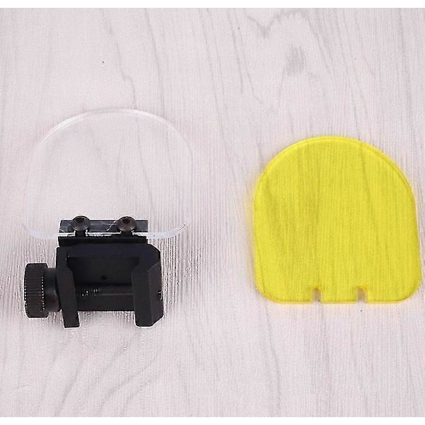 20 mm Base Holografisk Skærm Foldbar Holografisk Øjenbeskyttelse Tofarvet Plexiglas Træbeskyttelse Holografisk Skærm
