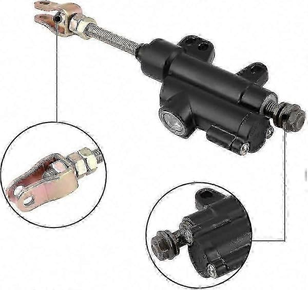 Universal Pit Bike Bagbremsemastercylinder til Motorcykel Hydraulisk Bagbremsesystem