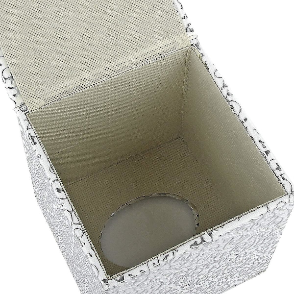 Servettbox PU Läder Kub Servetthållare - Hushåll Kontor Fyrkantig Servettbox Pappershållare