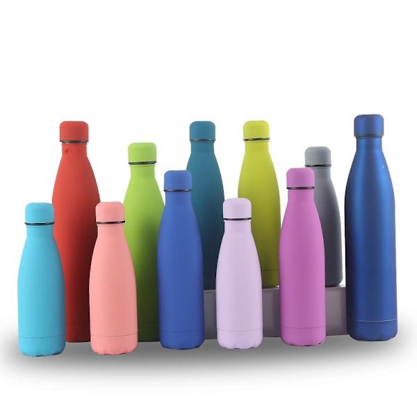 JUSCH Rostfri Termosmugg Utomhus Sportflaska Coca-Cola Flaska Termosmugg Jade Lila(WZ1819),QINWEI-885