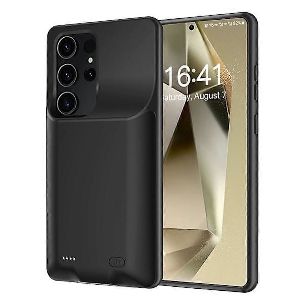 Til Samsung Galaxy S25Plus TPU Oplader Etui 6500mAh Batteripakke Genopladelig Powerbank S25Plus