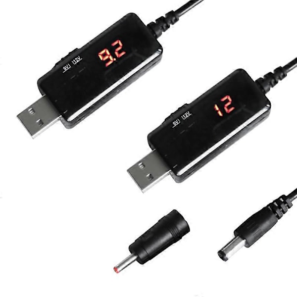 USB DC 5V - 9V 12V virtajohto reitittimen lataukseen WIFI-adapterin johdolle USB Boost -moduulin muunnin Po:n kautta