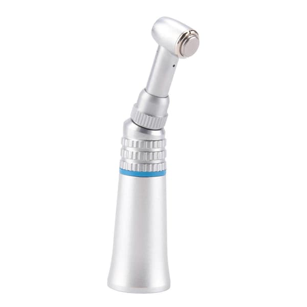 3X Dental Handstycke Långsam Typ Låghastighets Tryckknapp Handstycke Kontravinkel Handstycke Latch Bur Silver