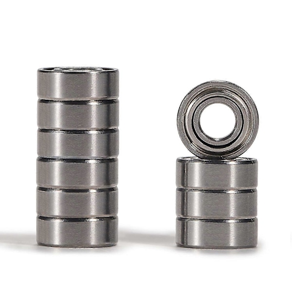 Mr63 Zz Kulelager 6x3x2.5mm Dobbel Metallforsegling Mr63z Kromstål Miniatyr Dype Spor Kulelager, 10 Stykker